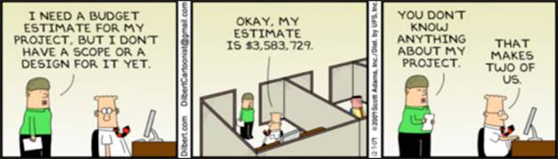 Dilbert The Estimator